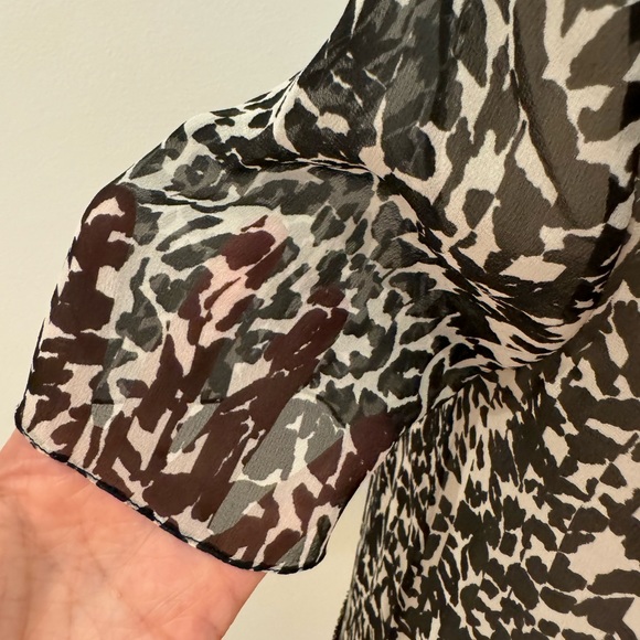 Isabel Marant new with tags silk shirt with neck and hem detailing - Picture 4 of 8